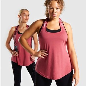 Gymshark ark halter neck vest rose